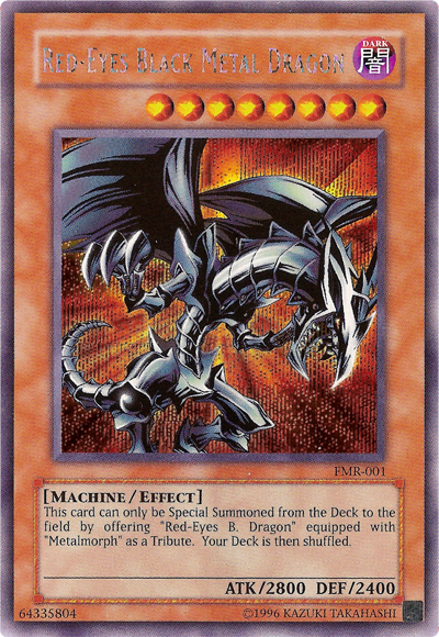 Red-Eyes Black Metal Dragon (Forbidden Memories) [FMR-001] Prismatic Secret Rare | Enigma On Main