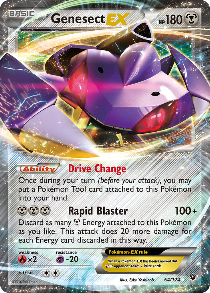 Genesect EX (64/124) [XY: Fates Collide] | Enigma On Main