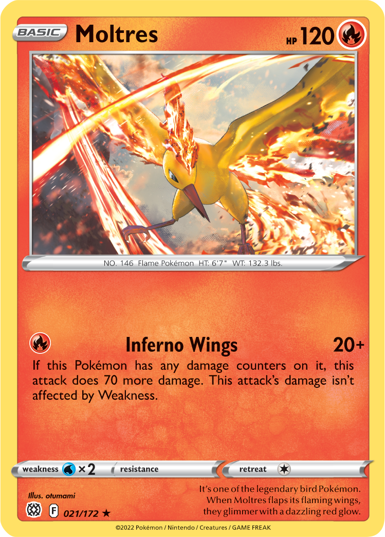 Moltres (021/172) [Sword & Shield: Brilliant Stars] | Enigma On Main