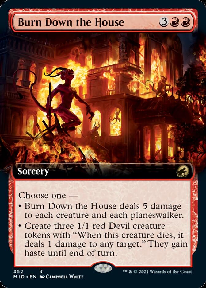 Burn Down the House (Extended) [Innistrad: Midnight Hunt] | Enigma On Main