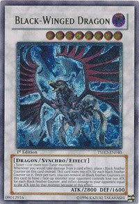 Black-Winged Dragon (UTR) [The Shining Darkness] [TSHD-EN040] | Enigma On Main
