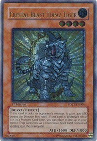 Crystal Beast Topaz Tiger (UTR) [Force of the Breaker] [FOTB-EN004] | Enigma On Main