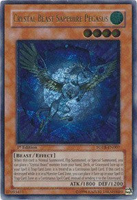 Crystal Beast Sapphire Pegasus (UTR) [Force of the Breaker] [FOTB-EN007] | Enigma On Main