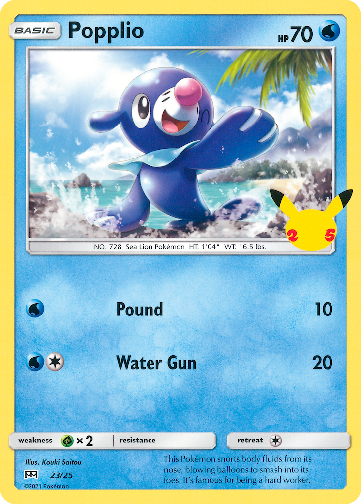 Popplio (23/25) [McDonald's 25th Anniversary] | Enigma On Main