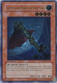 Elemental Hero Captain Gold (UTR) [Force of the Breaker] [FOTB-EN014] | Enigma On Main