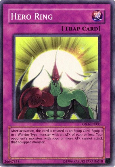 Hero Ring [GX1-EN003] Super Rare | Enigma On Main