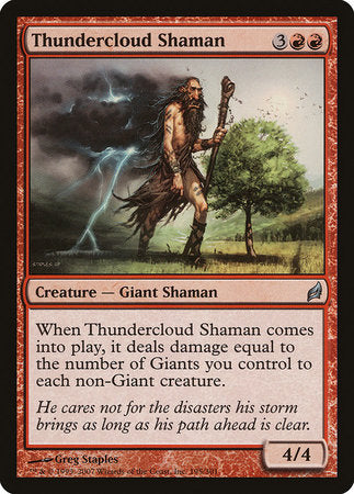 Thundercloud Shaman [Lorwyn] | Enigma On Main