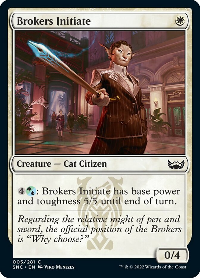 Brokers Initiate [Streets of New Capenna] | Enigma On Main