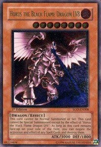 Horus the Black Flame Dragon LV8 (UTR) [Soul of the Duelist] [SOD-EN008] | Enigma On Main