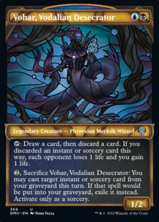 Vohar, Vodalian Desecrator (Showcase Textured) [Dominaria United] | Enigma On Main