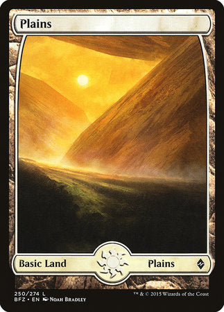 Plains (250) - Full Art [Battle for Zendikar] | Enigma On Main