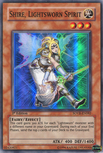 Shire, Lightsworn Spirit [SOVR-EN082] Super Rare | Enigma On Main