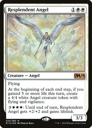 Resplendent Angel [Core Set 2019 Promos] | Enigma On Main