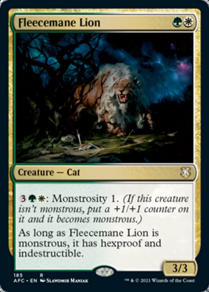 Fleecemane Lion [Dungeons & Dragons: Adventures in the Forgotten Realms Commander] | Enigma On Main