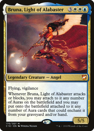 Bruna, Light of Alabaster [Commander 2018] | Enigma On Main