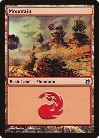 Mountain (245) [Scars of Mirrodin] | Enigma On Main