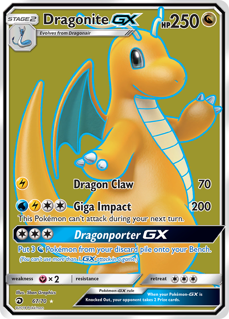 Dragonite GX (67/70) [Sun & Moon: Dragon Majesty] | Enigma On Main