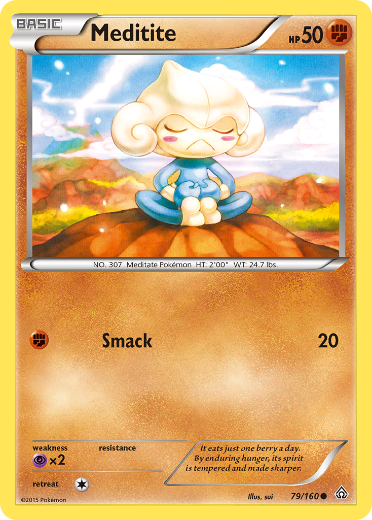 Meditite (79/160) [XY: Primal Clash] | Enigma On Main