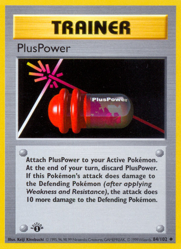 PlusPower (84/102) (Shadowless) [Base Set 1st Edition] | Enigma On Main