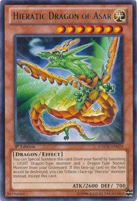 Hieratic Dragon of Asar [Galactic Overlord] [GAOV-EN024] | Enigma On Main