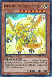 Hieratic Dragon of Sutekh [Galactic Overlord] [GAOV-EN025] | Enigma On Main