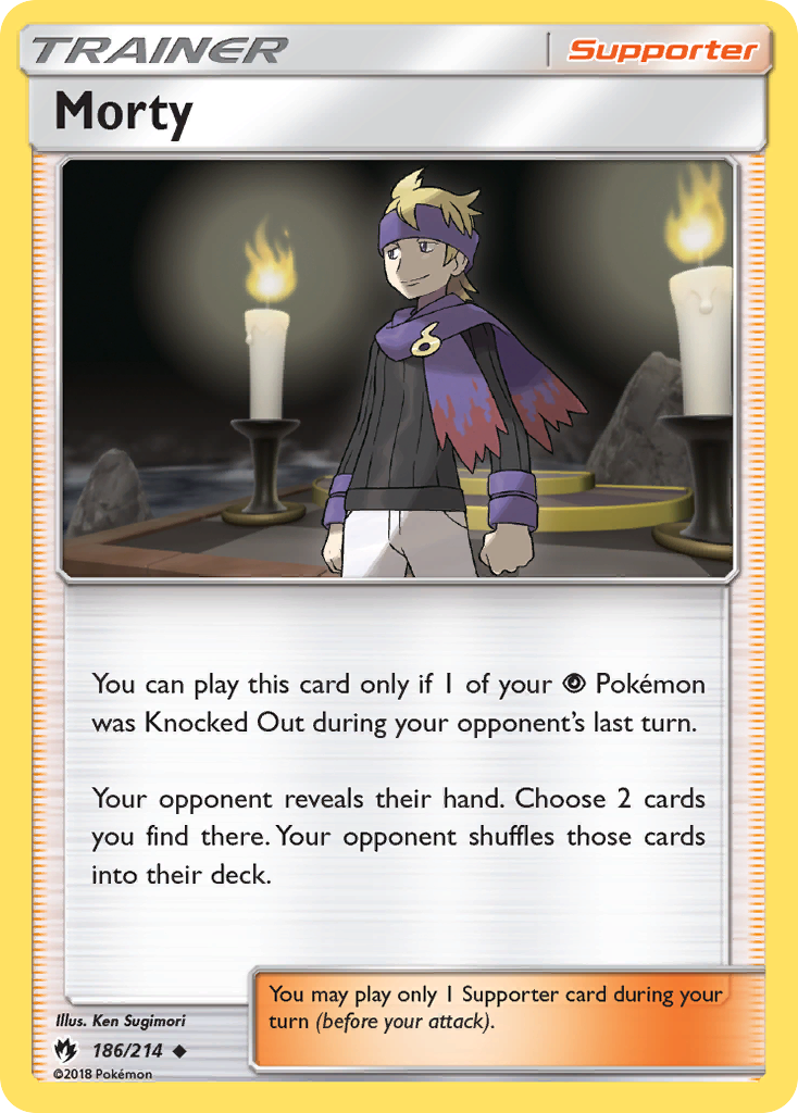 Morty (186/214) [Sun & Moon: Lost Thunder] | Enigma On Main