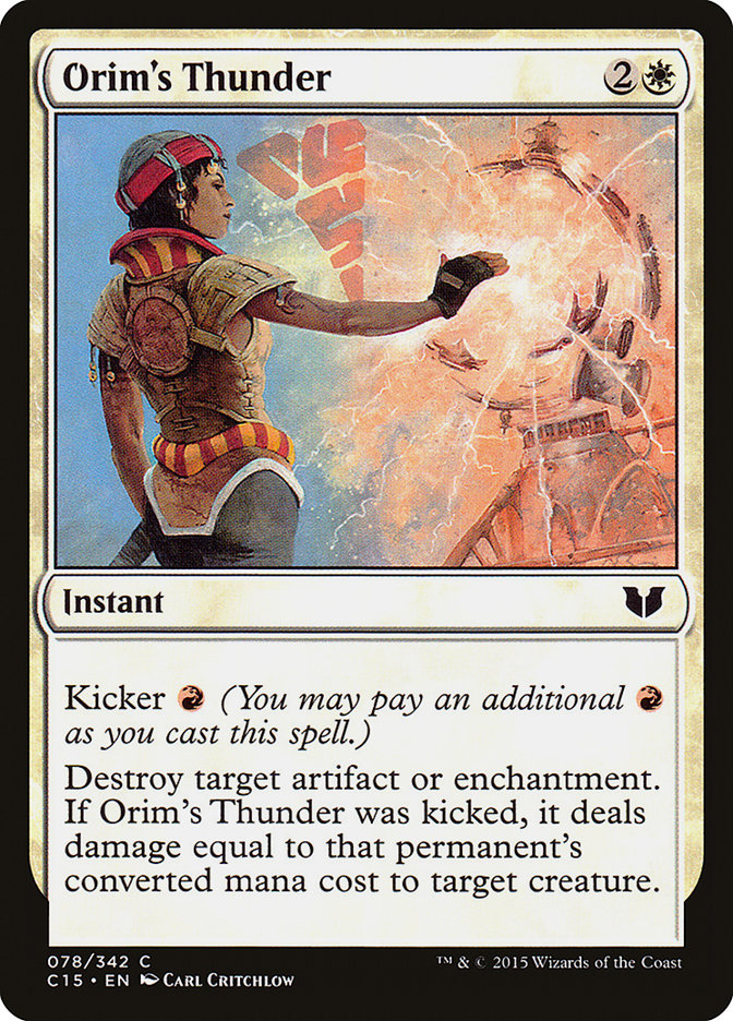 Orim's Thunder [Commander 2015] | Enigma On Main