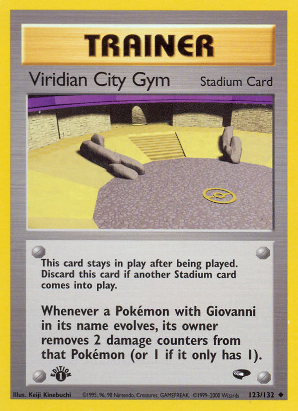 Viridian City Gym (123/132) [Gym Challenge 1st Edition] | Enigma On Main