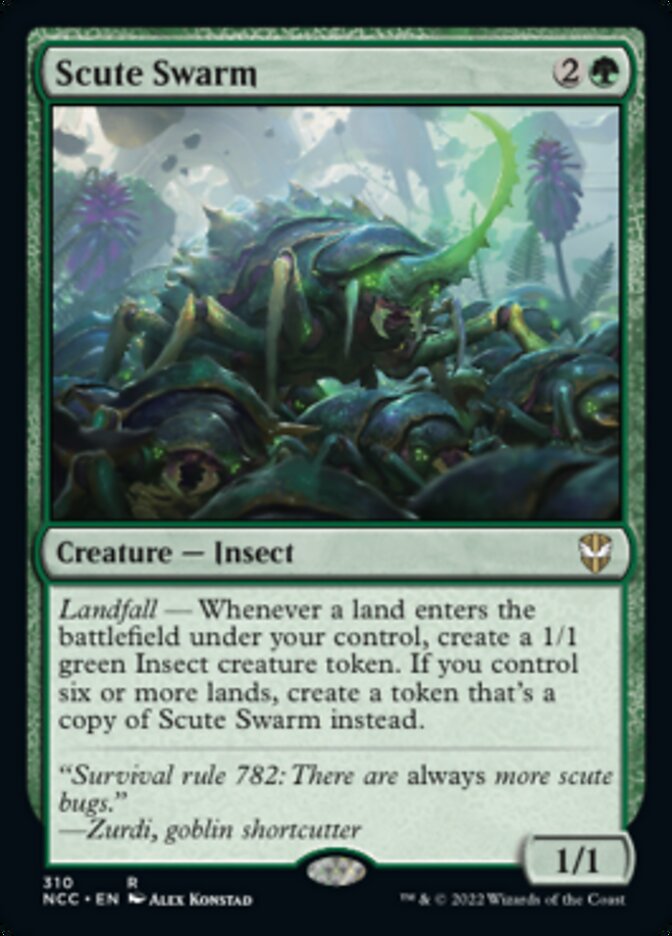 Scute Swarm [Streets of New Capenna Commander] | Enigma On Main