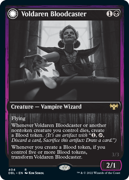 Voldaren Bloodcaster // Bloodbat Summoner [Innistrad: Double Feature] | Enigma On Main