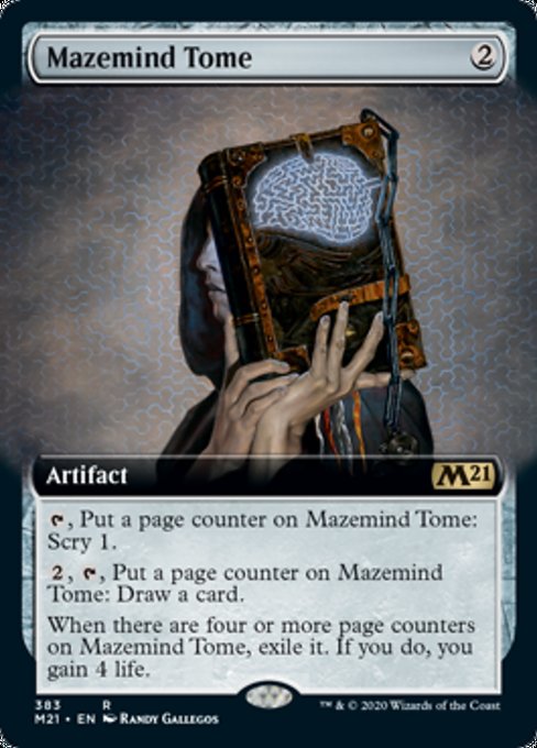 Mazemind Tome (Extended Art) [Core Set 2021] | Enigma On Main