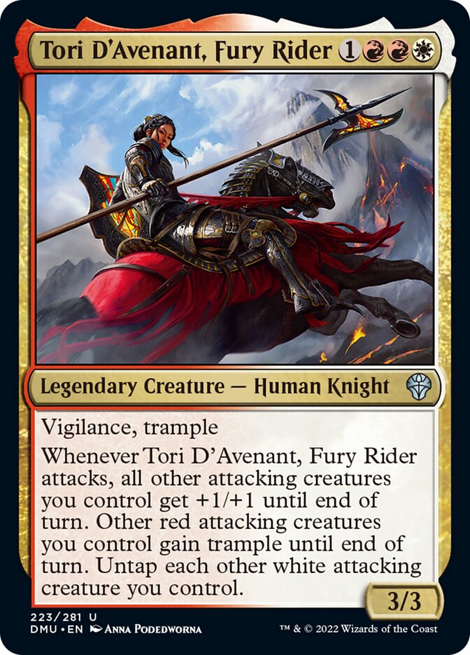 Tori D'Avenant, Fury Rider [Dominaria United] | Enigma On Main