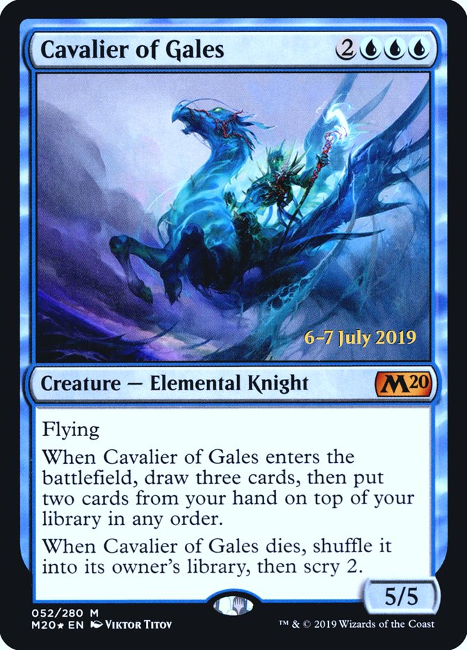 Cavalier of Gales  [Core Set 2020 Prerelease Promos] | Enigma On Main