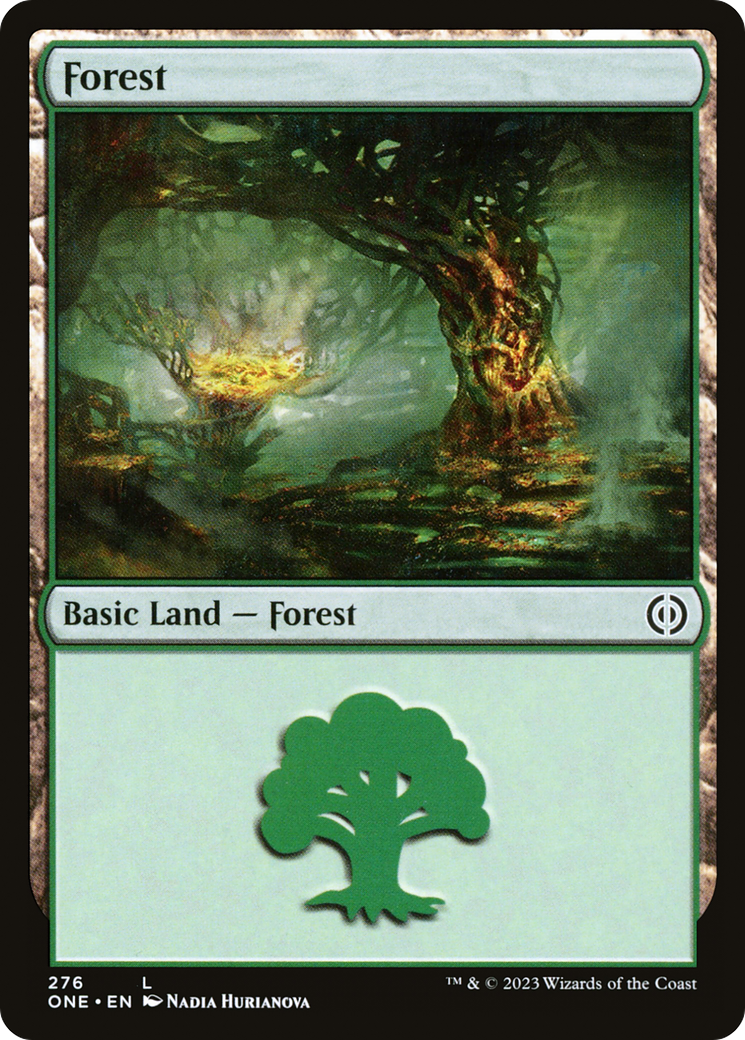 Forest (276) [Phyrexia: All Will Be One] | Enigma On Main