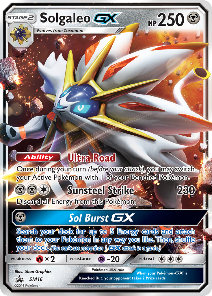 Solgaleo GX (SM16) [Sun & Moon: Black Star Promos] | Enigma On Main