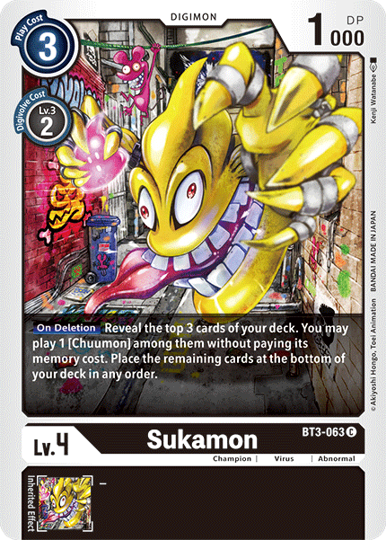 Sukamon [BT3-063] [Release Special Booster Ver.1.5] | Enigma On Main