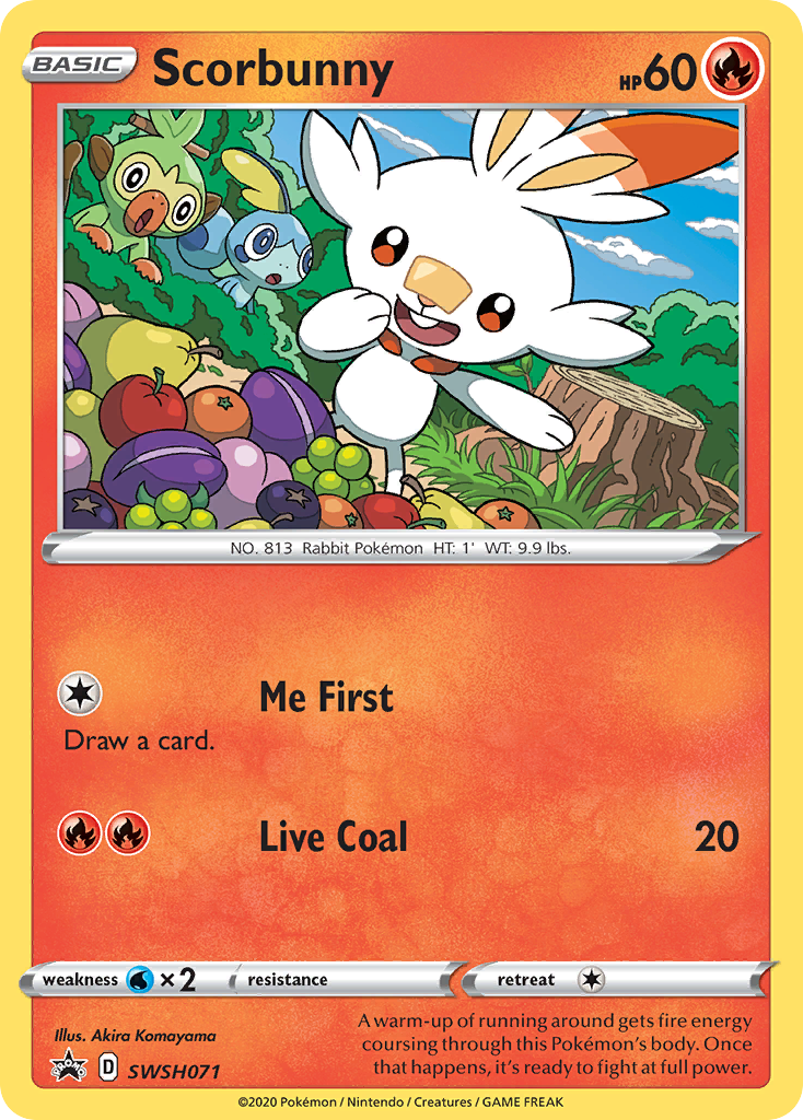 Scorbunny (SWSH071) [Sword & Shield: Black Star Promos] | Enigma On Main