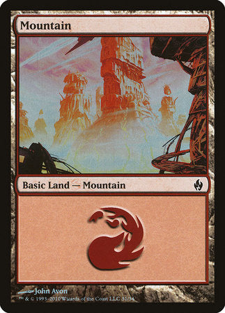 Mountain (31) [Premium Deck Series: Fire and Lightning] | Enigma On Main