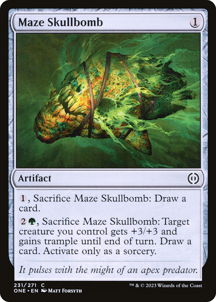 Maze Skullbomb [Phyrexia: All Will Be One] | Enigma On Main