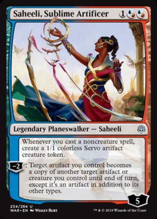 Saheeli, Sublime Artificer [War of the Spark] | Enigma On Main