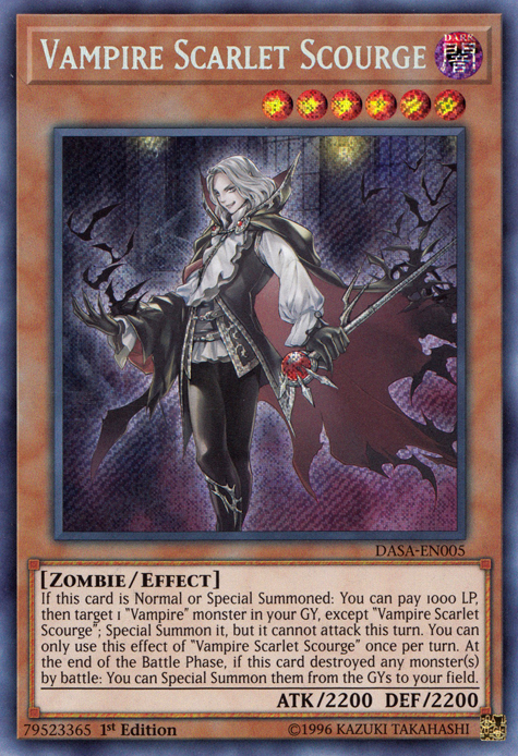 Vampire Scarlet Scourge [DASA-EN005] Secret Rare | Enigma On Main