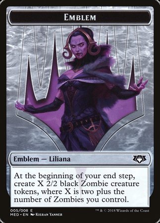 Emblem - Liliana, the Last Hope [Mythic Edition Tokens] | Enigma On Main