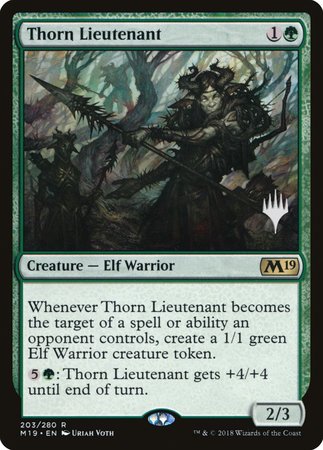 Thorn Lieutenant [Core Set 2019 Promos] | Enigma On Main