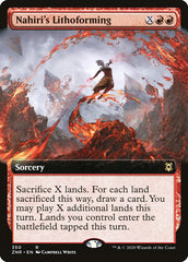 Nahiri's Lithoforming (Extended Art) [Zendikar Rising] | Enigma On Main