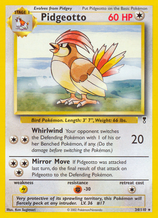 Pidgeotto (34/110) [Legendary Collection] | Enigma On Main