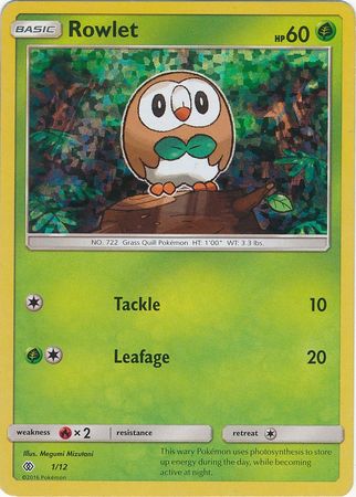 Rowlet (1/12) [McDonald's Promos: 2017 Collection] | Enigma On Main