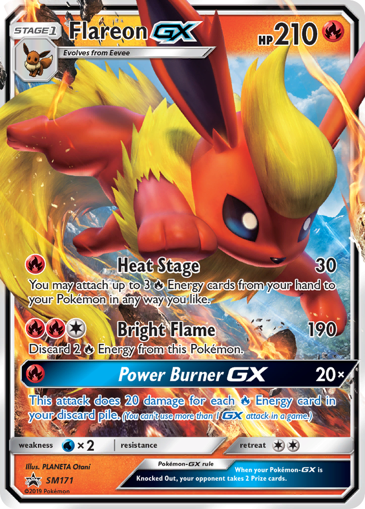 Flareon GX (SM171) [Sun & Moon: Black Star Promos] | Enigma On Main