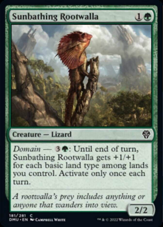 Sunbathing Rootwalla [Dominaria United] | Enigma On Main