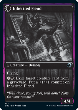 Heirloom Mirror // Inherited Fiend [Innistrad: Double Feature] | Enigma On Main