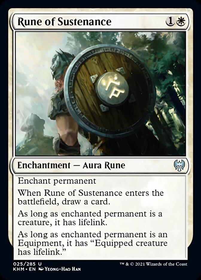 Rune of Sustenance [Kaldheim] | Enigma On Main